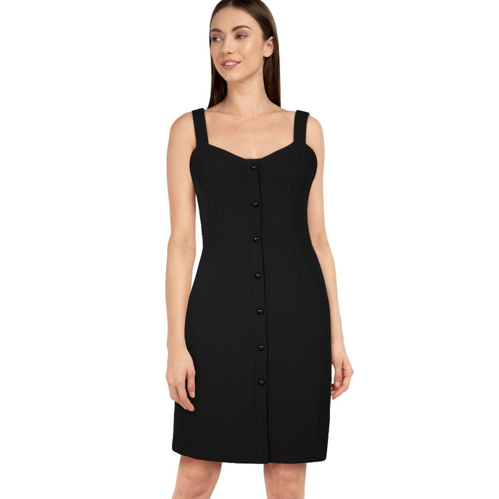 Chic Star Black Strap Dress Reg/Plus Sizes
